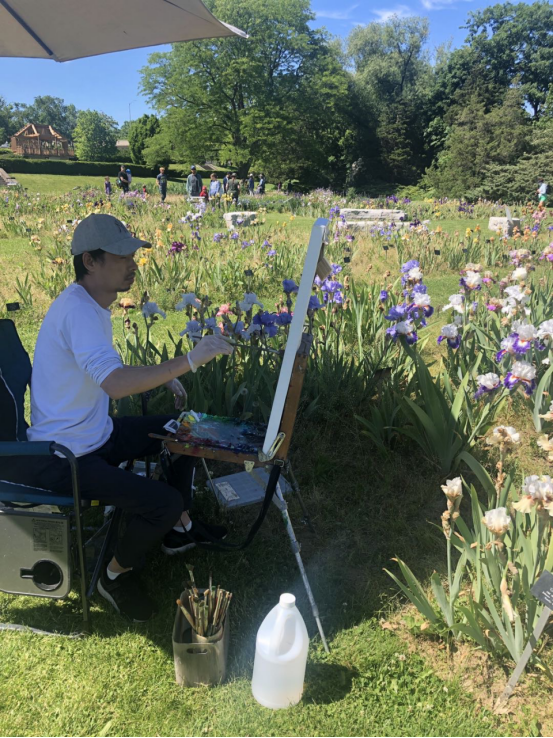 旅加拿大艺术家张亮庚子年油画作品花语赏析-中国商网|中国商报社0